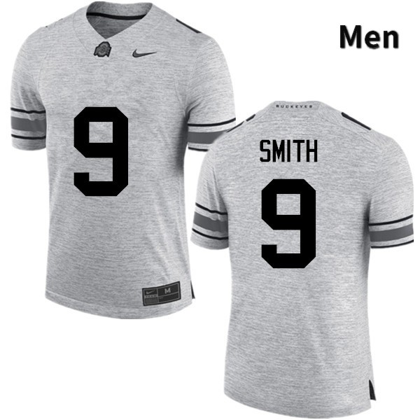 Ohio State Buckeyes Devin Smith Men's #9 Gray Game Stitched College Football Jersey